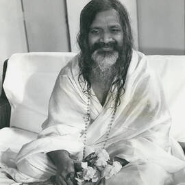 Maharishi Mahesh Yogi To Speak At Public Lecture At by Retro Images Archive
