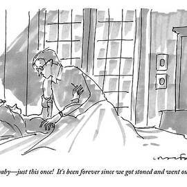 Man Attempting To Rouse Lover From Bed by Michael Crawford