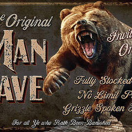 Man Cave Grizzly by JQ Licensing