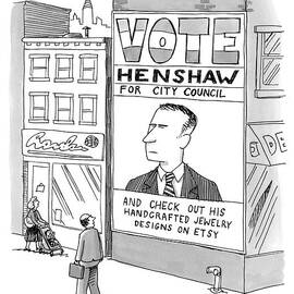 Vote Henshaw by Joe Dator