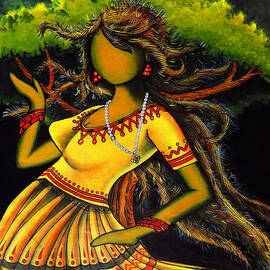 The Beautiful Dancing Mango Girl by Asp Arts