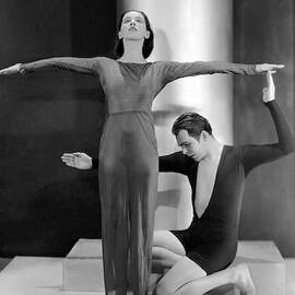 Martha Graham Posing With Charles Weidman by Nickolas Muray