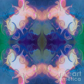 Merging Fantasies Abstract Pattern Artwork by Omaste WItkowski by Omaste Witkowski