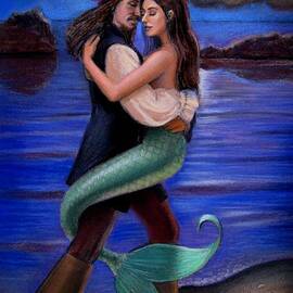 Mermaid and Pirate's Caribbean Love by Sue Halstenberg