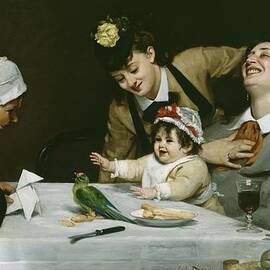 Merrymakers, 1870 by Charles Emile Auguste Carolus-Duran
