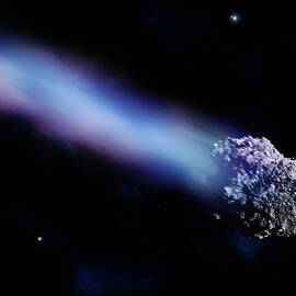 Meteor With Colorful Tail by Maciej Frolow