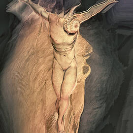Hermaphrodite crucified by Quim Abella