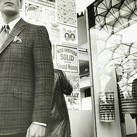 Model Wearing A Clinton Swan Blazer by Leonard Nones