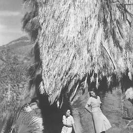 Models At Palm Springs by Horst P. Horst