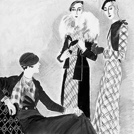 Models Wearing Bergdorf Goodman And Best by R.S. Grafstrom