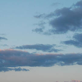 Moon over Lake Yellowstone at Dusk