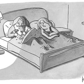 Moses Sits And Writes In Bed With Chisel by Zachary Kanin