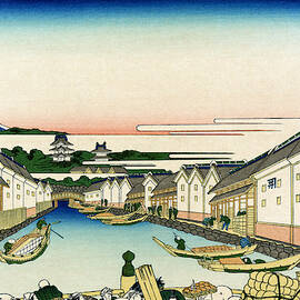 Mount Fuji, Nihonbashi Bridge In Edo by Science Source