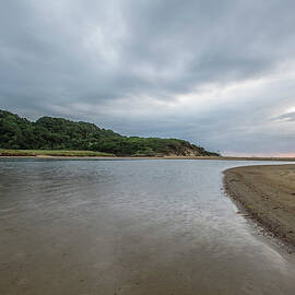 Mpenjati River Estuary At Dawn, Kwazulu by Peter Chadwick