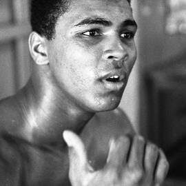 Muhammad Ali Intently by Retro Images Archive