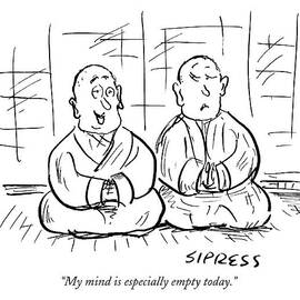 My Mind Is Especially Empty Today by David Sipress