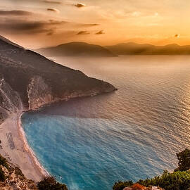 Myrtos Beach by Allen Parseghian