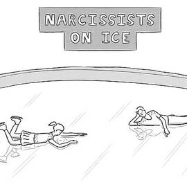Narcissists On Ice -- Two Figure Skaters Stare by Jacob Samuel