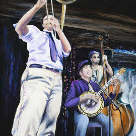 New Orleans Fritzel's Jazz 2 by Paula Noblitt
