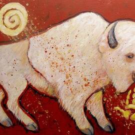 New Peace White Buffalo by Carol Suzanne Niebuhr