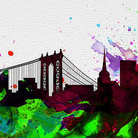 New York City Skyline 2 by Naxart Studio