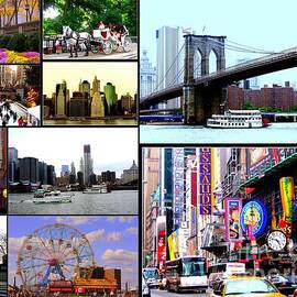 New York New York - A Collage by Dora Sofia Caputo