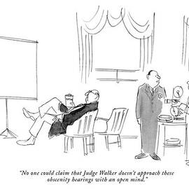 No One Could Claim That Judge Walker Doesn't by James Stevenson
