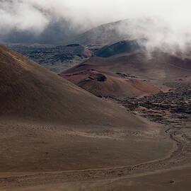 Old Lava Flow In Haleakala Crater by Dan Shugar