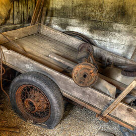 Old Wagon in the Barn