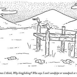 On A Dock, One Bird Speaks To Another by Jake Goldwasser