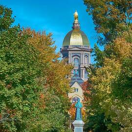On the Campus of the University of Notre Dame by Mountain Dreams