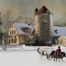 One Horse Open Sleigh by Robin-Lee Vieira