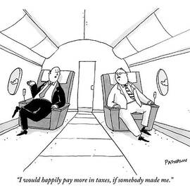 One Wealthy Man Talks To Another While Traveling by Jason Patterson