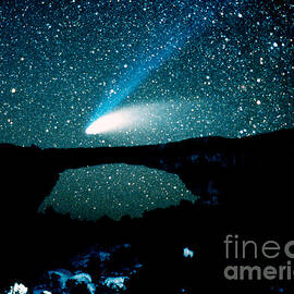 Optical Image Of Hale-bopp Comet by John Chumack