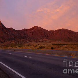 Organ Mountain Sunrise Highway by Michael Dawson