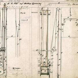 Otis's Safety Elevator Patent by Science Photo Library