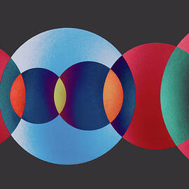 Overlapping Multi-colored Circles by Miragec