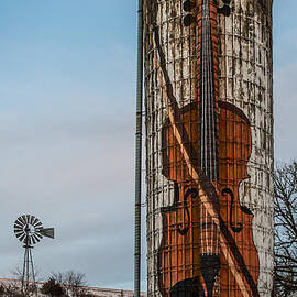 Painted Silo by Paul Freidlund