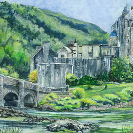  Eilean Donan Medieval Castle Scotland by Carol Wisniewski