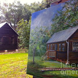 Painting Sams Cabin