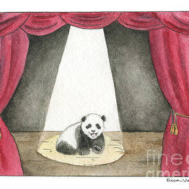 Panda Cub on Center Stage by Erica Vojnich