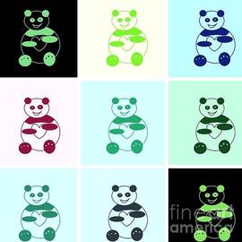 Pandas pandas everywhere by Ausra Huntington nee Paulauskaite