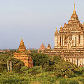 Panoramic View Of Ancient Temples In by Hadynyah