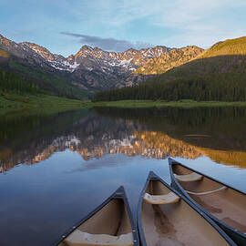 Peaceful Evening in the Rockies by Aaron Spong