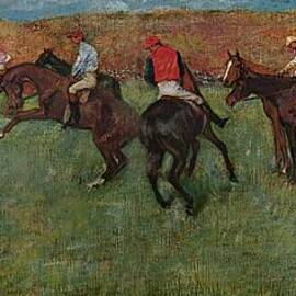 Pferderennen vor dem Start