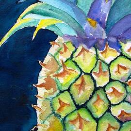 Pineapple by Carlin Blahnik CarlinArtWatercolor