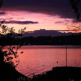 Pink Grapefruit Colored Sunset by Kym Backland