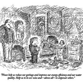 Please Help Us Reduce Our Garbage And Improve by Edward Koren