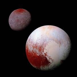 Pluto And Charon by Science Photo Library