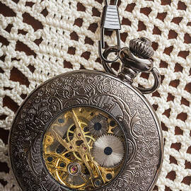 Pocket Watch over Lace by Edward Fielding